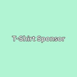 1. T-Shirt Sponsor ($200+)